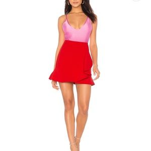 Bardot Sienna Mini skirt red